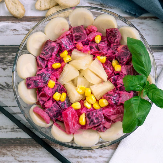 Tropical Beet & Palm Salad