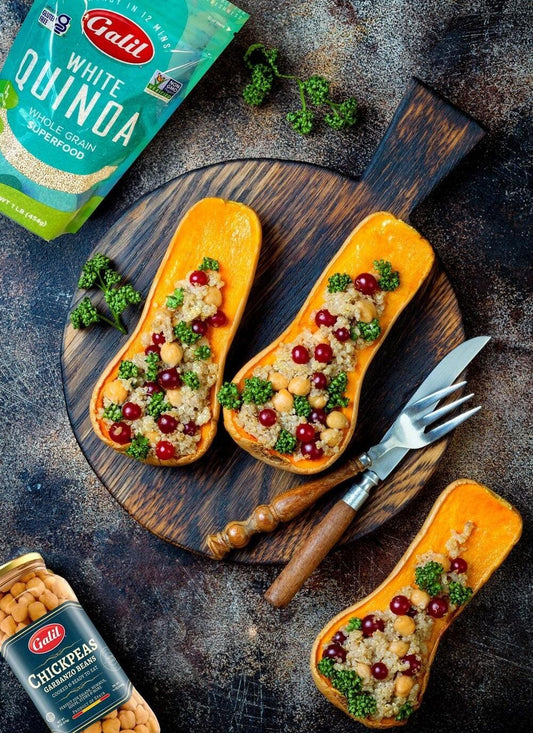 Galil's Quinoa & Chickpea Stuffed Squash - ShopGalil