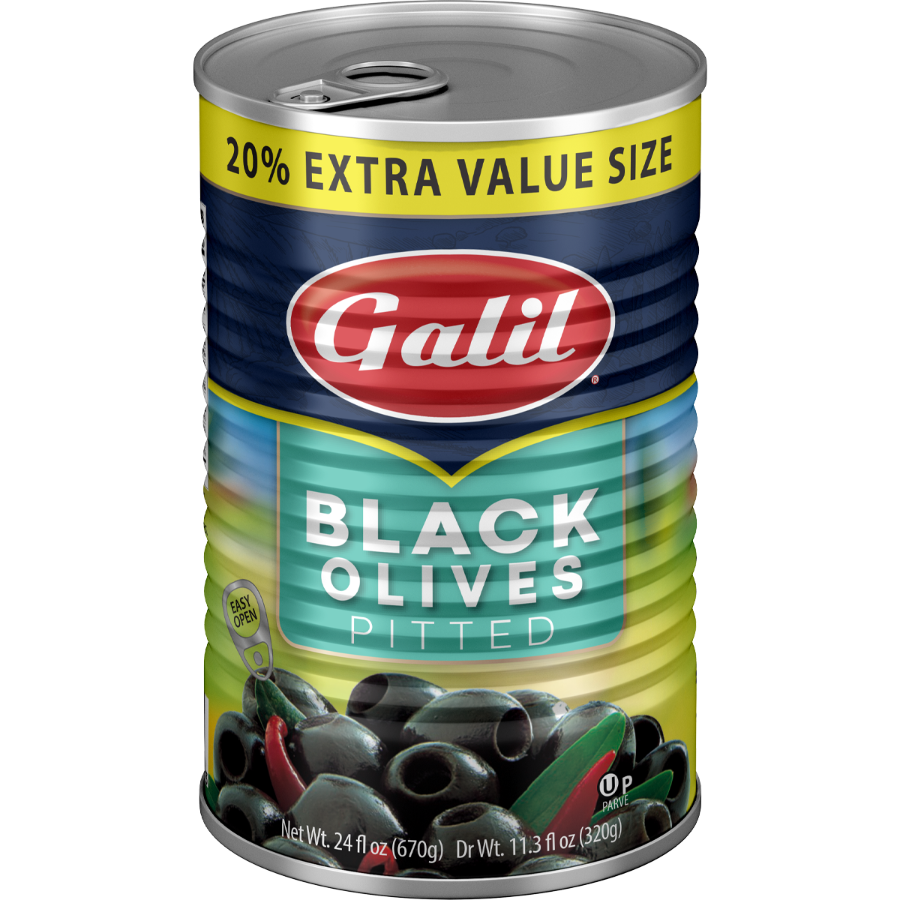 Black Olives | Pitted | 23 oz | Galil