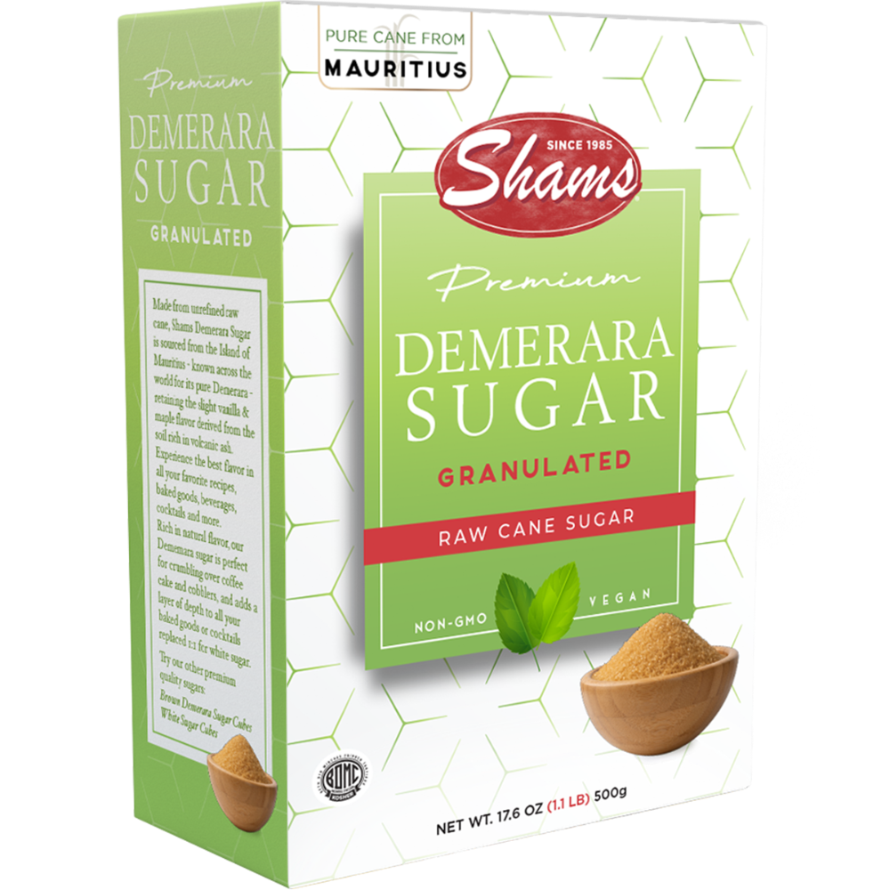 Demerara Brown Sugar | Granulated | Box | 17.6 oz | Shams