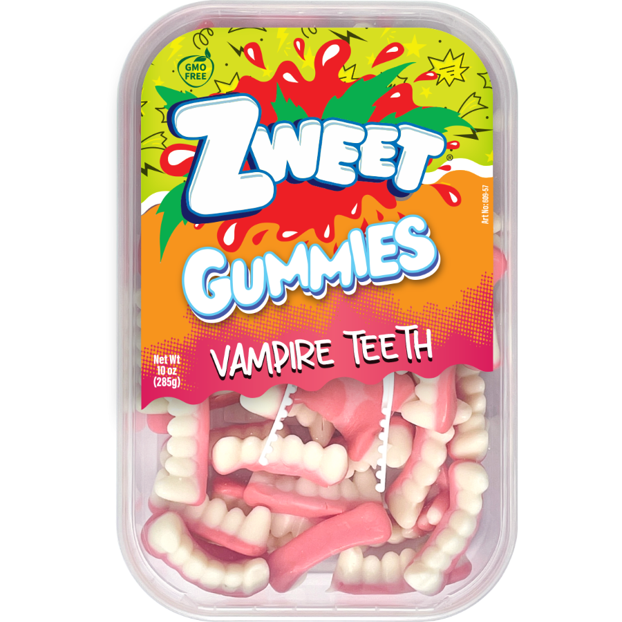 Gummy Vampire Teeth | Zweet | 10 oz