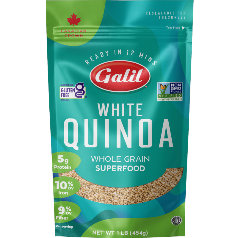 White Whole Grain Quinoa | 16 oz | Galil