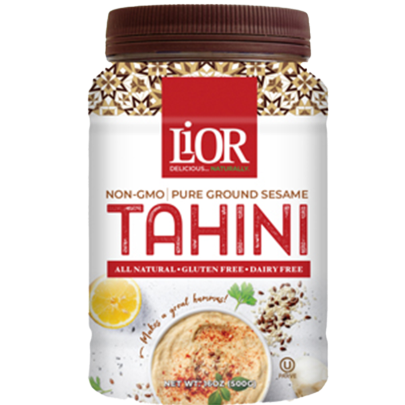 Pure Stone Ground Sesame Butter | Tahini | Non-GMO | 16 oz | LiOR