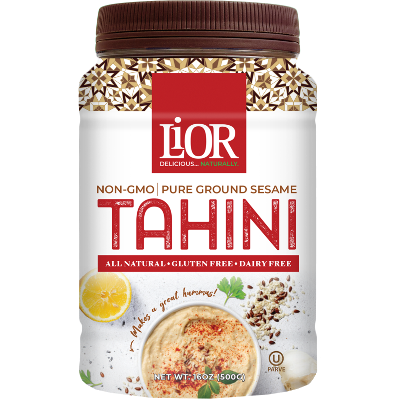 Pure Stone Ground Sesame Butter | Tahini | Non-GMO | 16 oz | LiOR