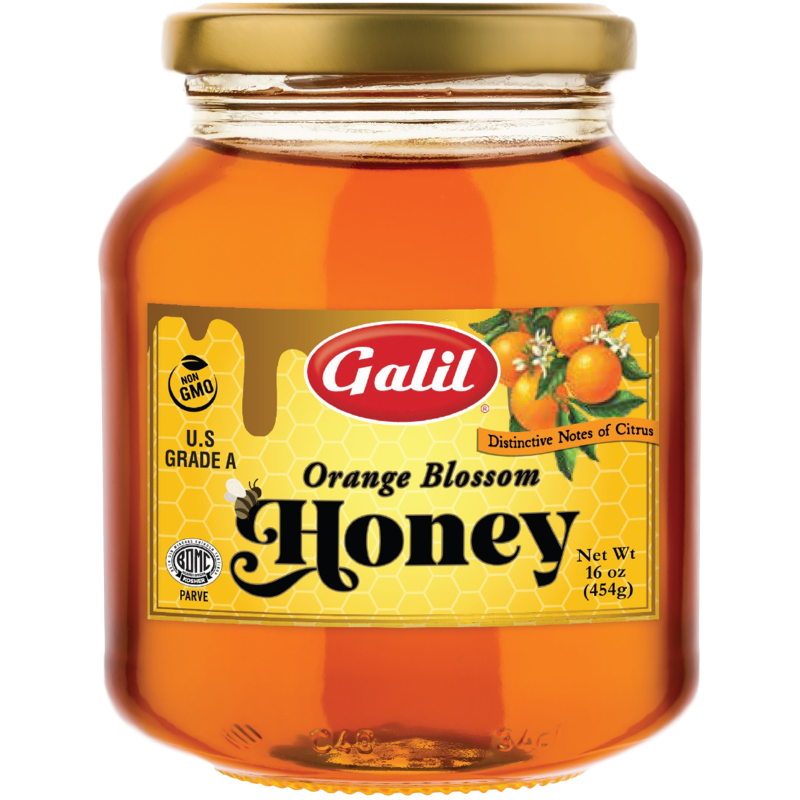 Orange Blossom Honey | Jar | 16 oz | Galil