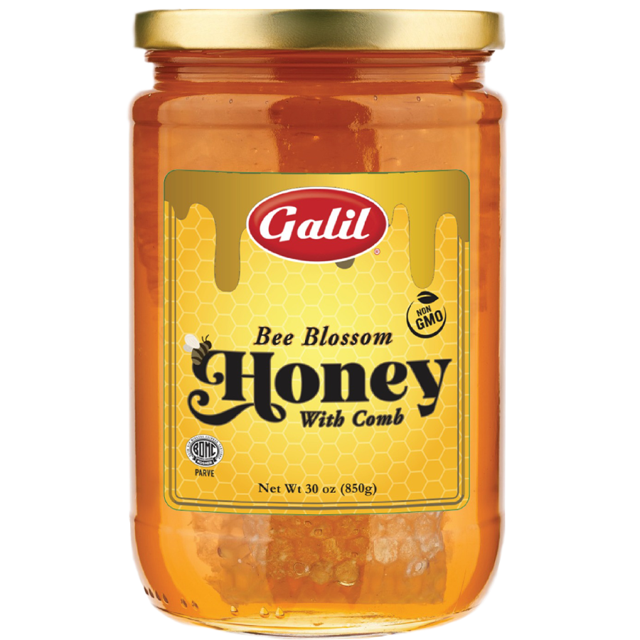 Honey with Comb | Jar | 30 oz |Galil