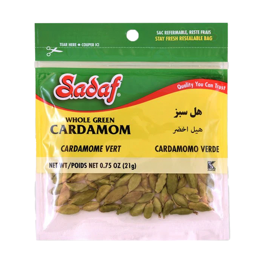 Green Cardamom | Whole | 0.75 oz | Sadaf