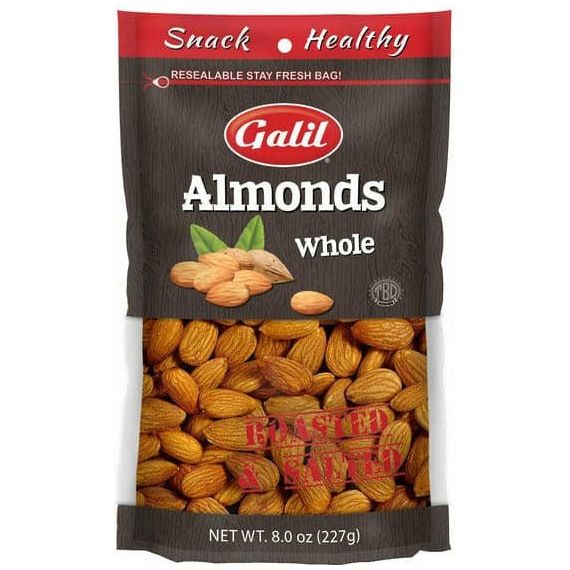 Almonds | Roasted/Salted | 8 oz | Galil - ShopGalil