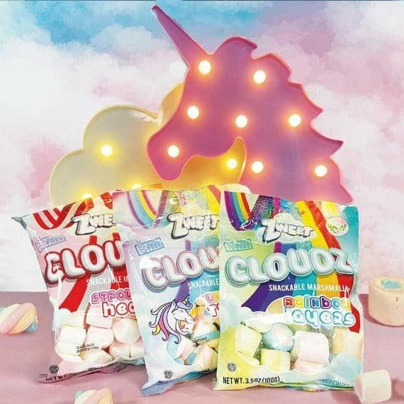 Cloudz Snackable Marshmallows Rainbow Layers | 3.5 oz | Zweet - ShopGalil